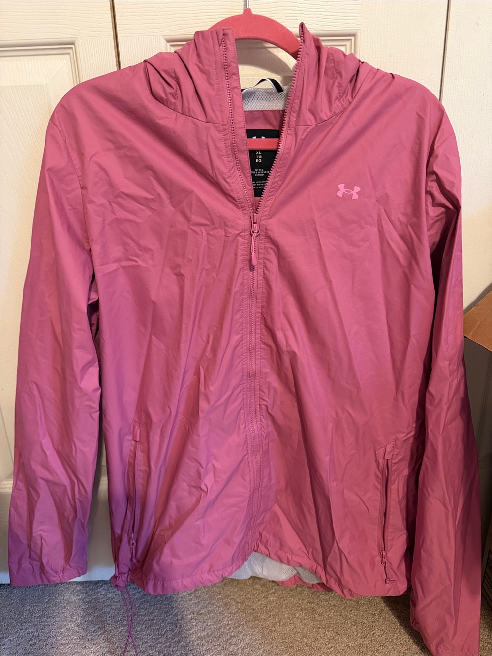 Under Armour Rose Hooded Windbreaker Jacket